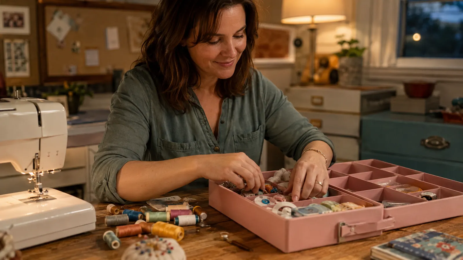 How to Organize Sewing Supplies With a Portable Craft Organizer